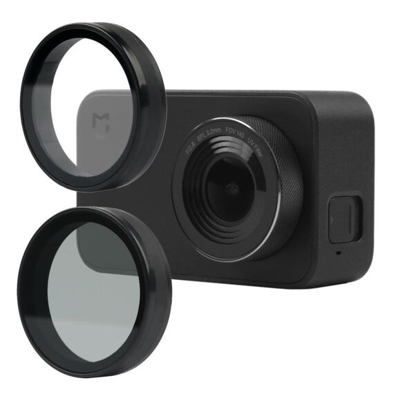 Per Xiaomi Mijia piccola fotocamera da 38 mm Protezione UV + ND Dimmer Lens Filter (nero)