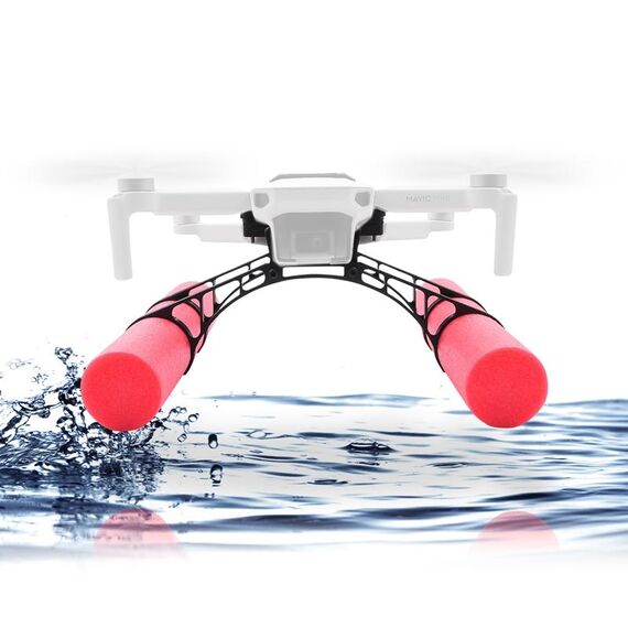 STARTRC Supporto per asta di galleggiamento della gamba di atterraggio dell'estensore di altezza ammortizzante per DJI Mavic 2 mini (nero rosso)