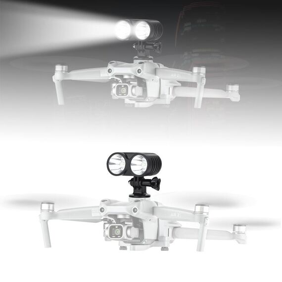 Startrc Guwl Night Flight Lamp Searchlight Light Light Light per DJI Mavic 2 / Air 2S / Mini 2 / Mini / FPV (nero)