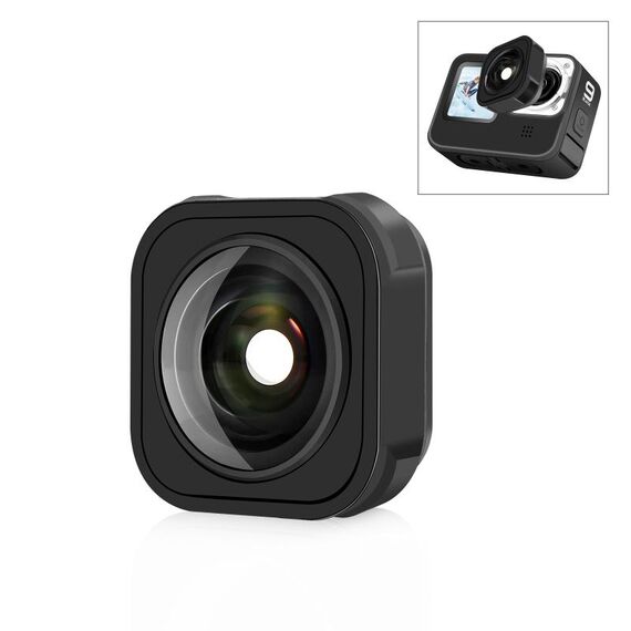 PULIUZ MAX LENS MOD Lente grandangolare per GOPRO HERO9 Nero (nero)