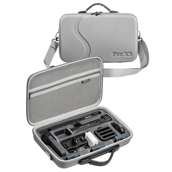 Per Insta360 One X3 STARTRC Diamond Texture Camera e accessori Custodia in PU Custodia (grigio)