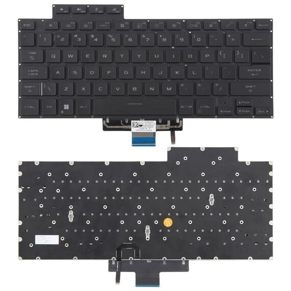 Tastiera per laptop retroilluminata versione USA per Asus Zephyrus ROG 16 G16 GA503 15 GU603 GU603H (nero)