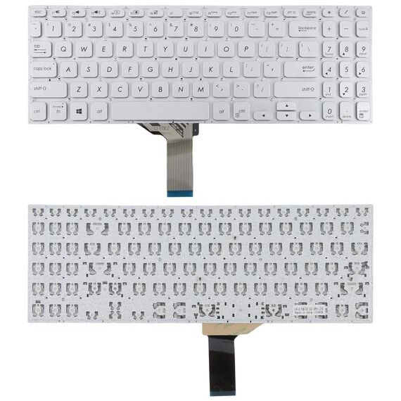 Tastiera per laptop versione USA per Asus S530 S530U S530F S15 S530UA S530UN S5300 S5300F S5300FN S5300U S5300UN X530 X530M (nero)