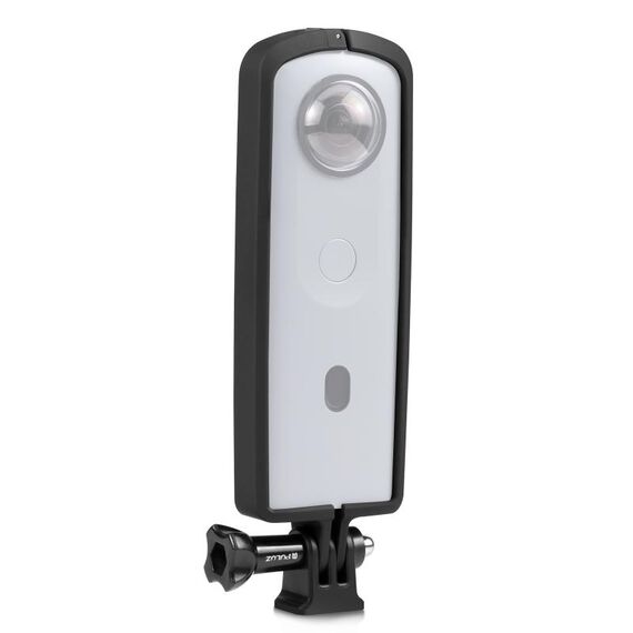 PULUZ PC Cornice protettiva in plastica ABS per Ricoh Theta SC2, con supporto adattatore e vite (nero)