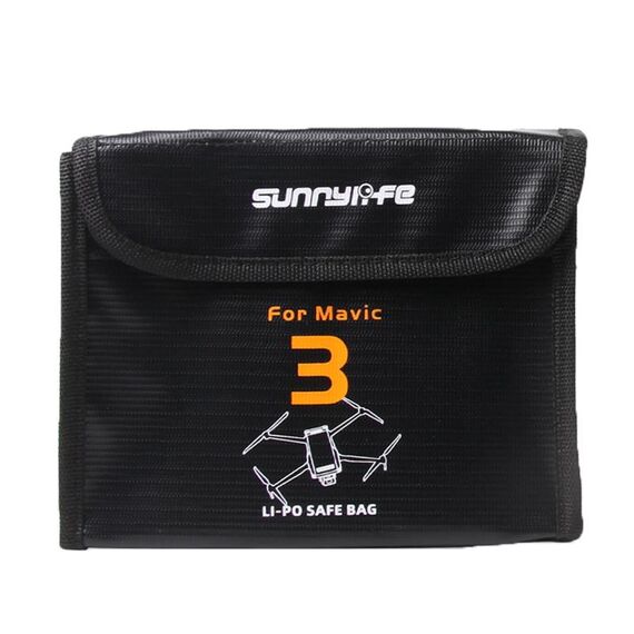 Per Mavic 3 Sunnylife M3-DC106 Batterie 3 in 1 Stoccaggio sicuro Borse a prova di esplosione