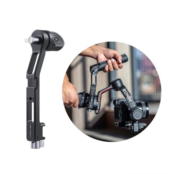 PGYTECH Supporto per impugnatura Mini Focus per DJI Ronin RS 3/RS 3 Pro/RS 2/RSC 2 (nero)