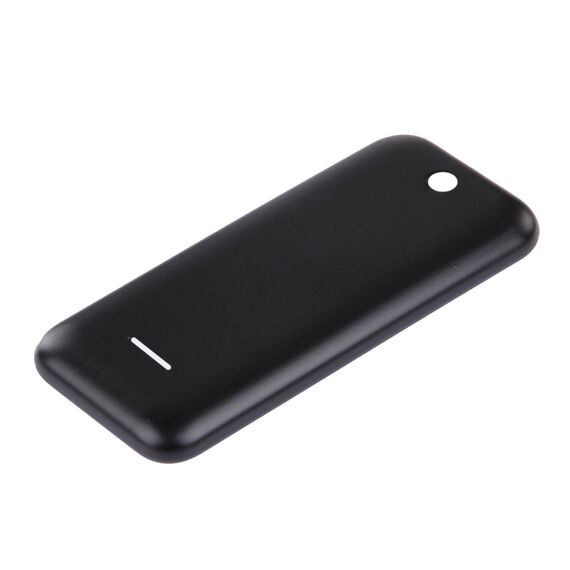 Cover posteriore in plastica per batteria in tinta unita per Nokia 225 (nero) SP1047BL 6922569504444