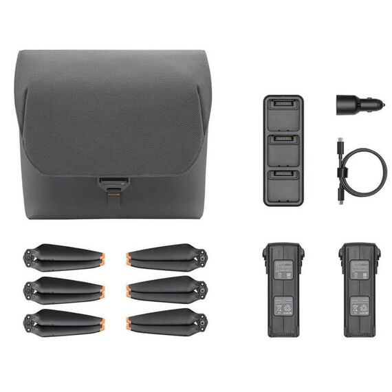 Il kit originale DJI Mavic 3 Fly More include 2 batterie 100 W di ricarica Butler 65 W caricabatteria per auto ed elica