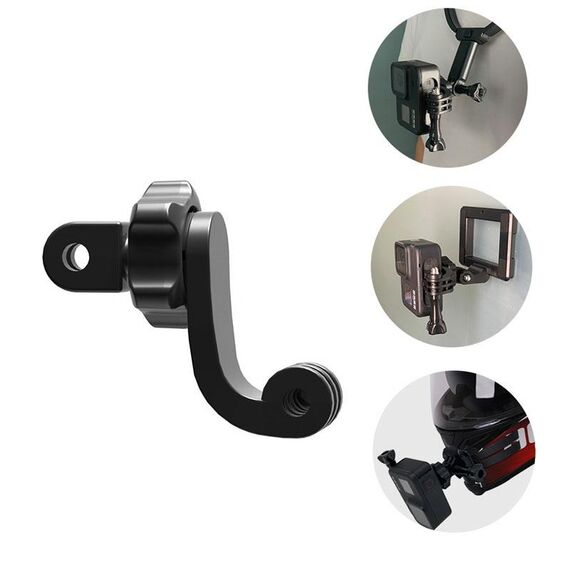2 PCS Action Camera Universal Centered Vertical Shoot Adattatore per riprese orizzontali