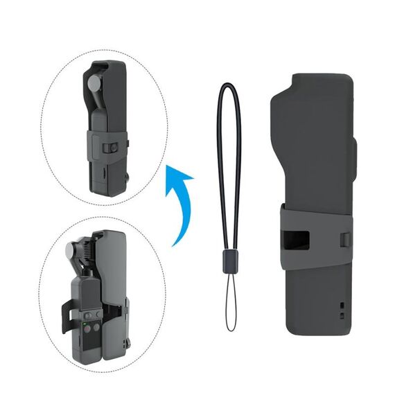 Per DJI OSMO Pocket 2 RCSTQ Custodia per il trasporto Custodia con cordino