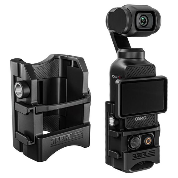 Per DJI OSMO Pocket 3 STARTRC Staffa adattatore di espansione per montaggio fisso multifunzionale (nero)
