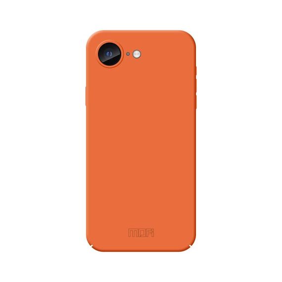 Per iPhone 16e MOFI Qin Series Skin Feel Custodia per telefono PC All-inclusive (arancione)