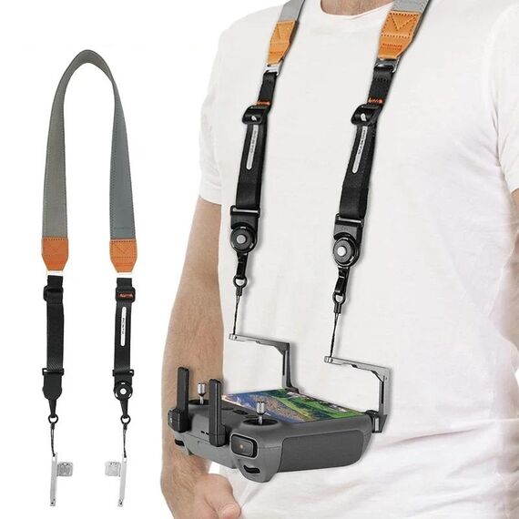 Per DJI RC/RC 2 Drone telecomando RCSTQ sistema di cinghia di equilibrio cordino (grigio)