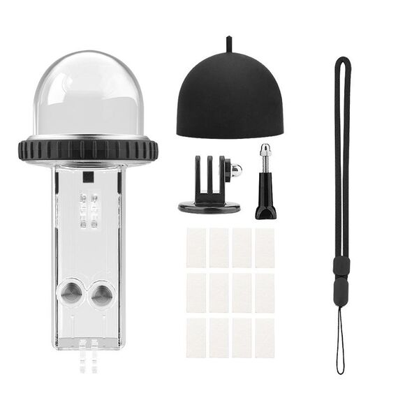 Per DJI Osmo Pocket 3 BRDRC Custodia impermeabile da 40 m di profondità Custodia subacquea (maniglia trasparente)