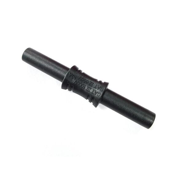 Cavo di prolunga multimetro adattatore a banana da 4 mm, connettore dritto (nero)