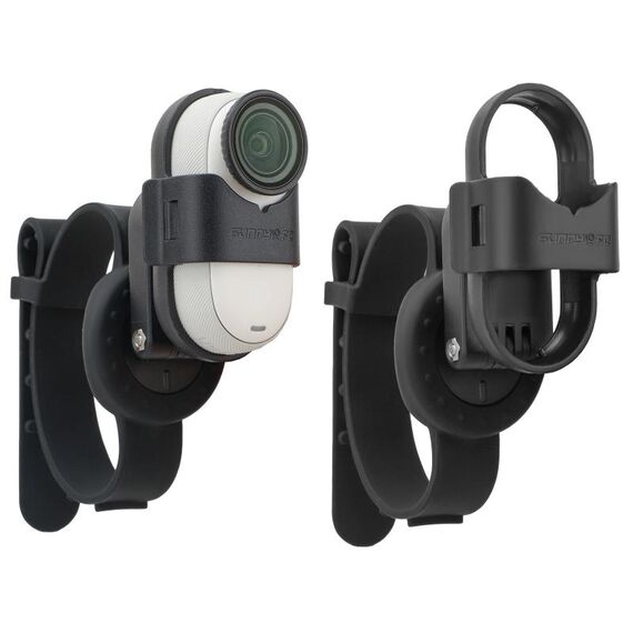Per Insta360 GO 3S / GO 3 Sunnylife Camera Strap Supporto magnetico Supporto per drone Cinturino in silicone Zaino a strisce (nero)
