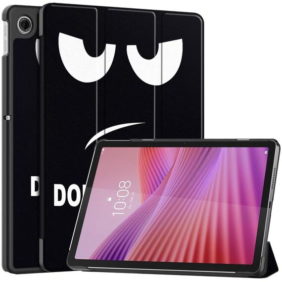 Per Lenovo Tab 10.1 / K10 2nd / S10 Custer Painted 3-Fold Holder Custodia in pelle per tablet intelligente (Big Eye)