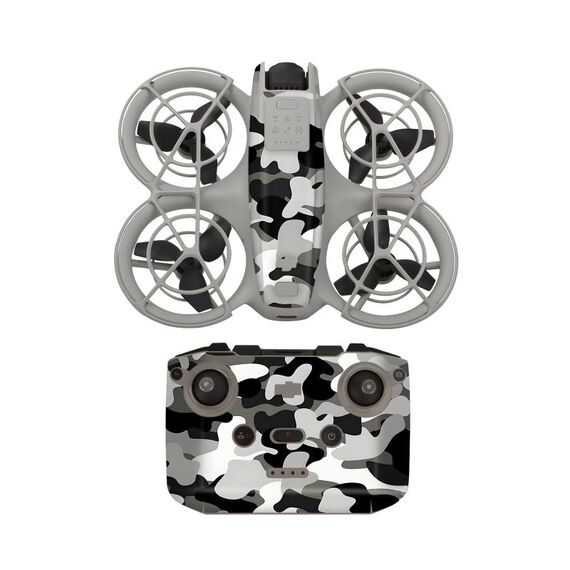 Adesivo protettivo per il corpo del telecomando del drone DJI Neo (mimetico scuro)