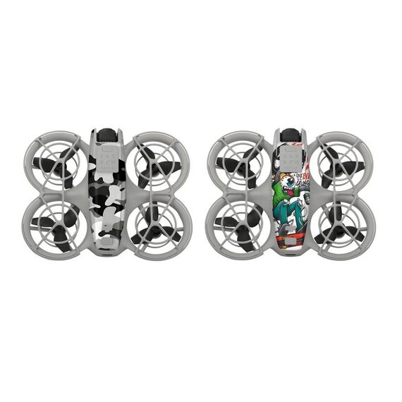Per DJI Neo 2 pezzi Combo Drone Body Adesivi Protettivi (Dark Camo + Grunge Eyes)