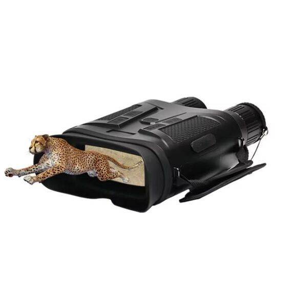 Dispositivo di visione notturna digitale binoculare con schermo LCD da 3 pollici NVG800LS (nero)