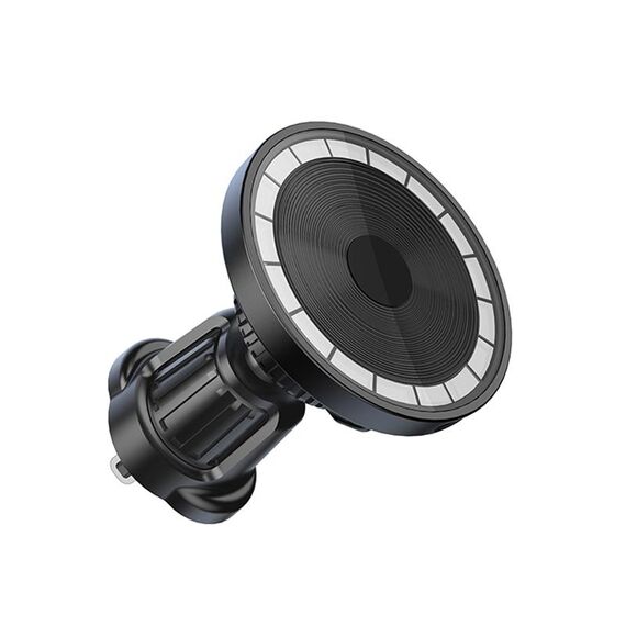 wlons Supporto per auto magnetico trasparente con presa d'aria