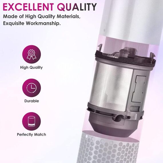 Filtro interno di ricambio per Dyson Airwrap HS01/HS05 Hair Styler TBD0605824401 6922040267228