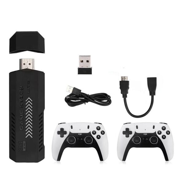 M10 Pro 4K TV Game Player 3D HD Retro Video Game Console 128G con controller cablato