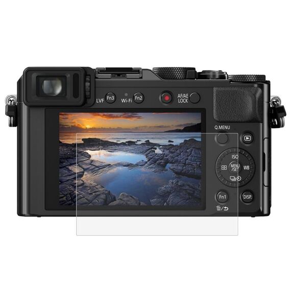 Pellicola in vetro temperato PULUZ 2.5D 9H per Panasonic DMC-LX100, Compatibile con Panasonic GF2 / GF3 / GF5 / GF6 / WEA / GM1 / FL1GK / GX7 / GF9 / GF8 / GF7 / GM1S / TZ70 / TZ90 / TZ85 / FZ85 / TZ57