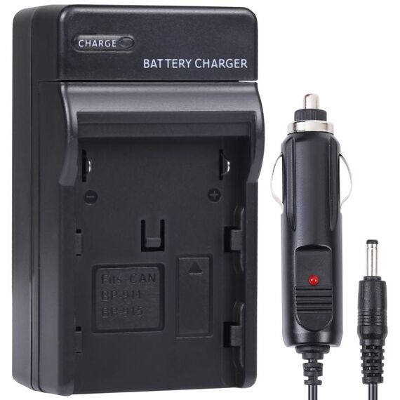 Caricabatteria per fotocamera digitale per CANON BP911 / 915/930/945 (nero)