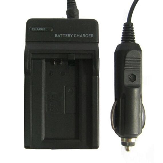 Caricabatteria per fotocamera digitale per SONY FC10 / FC11 ... (Nero)
