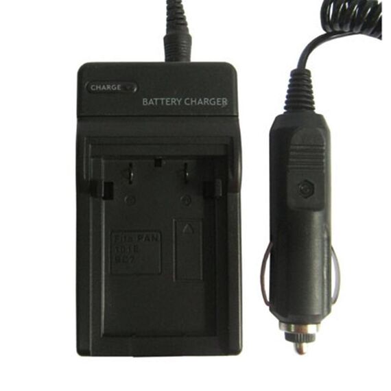 Caricabatteria per fotocamera digitale per Panasonic 101E / BC7 (nero)