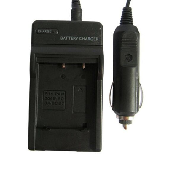 Caricabatteria per fotocamera digitale per Panasonic 004E / S004 / BCB7 (nero)