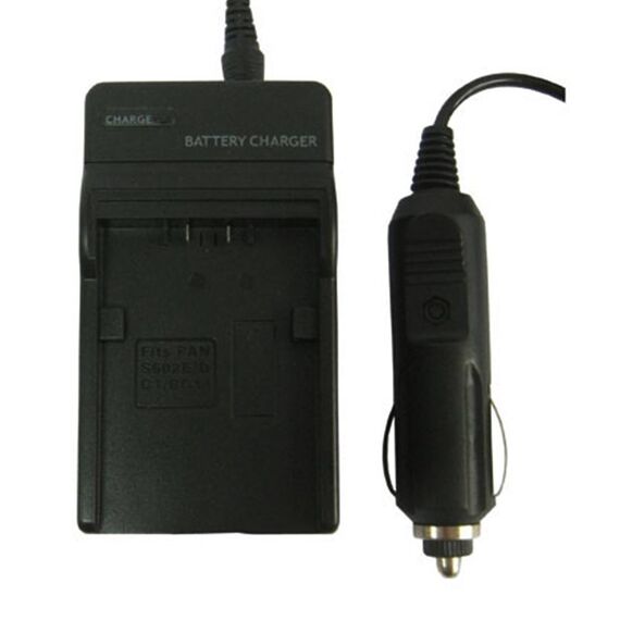 Caricabatteria per fotocamera digitale per Panasonic 602E / DC1 / BC14 (nero)