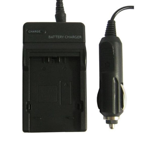 Caricabatteria per fotocamera digitale per Panasonic BLB13 (nero)