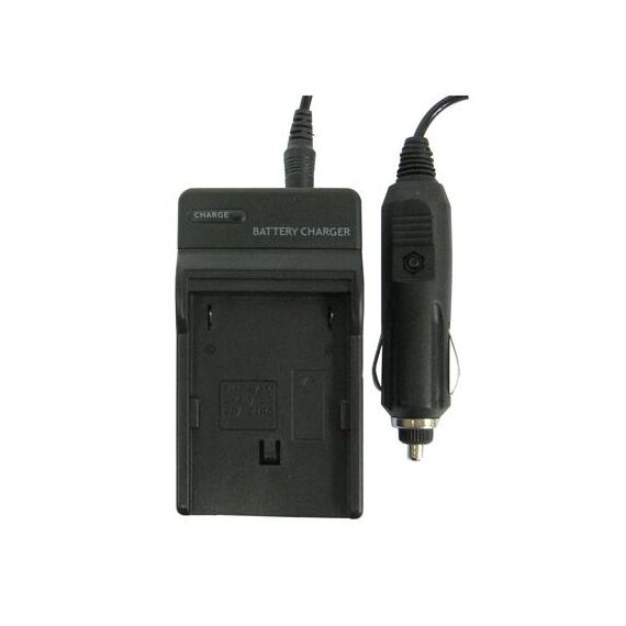 Caricabatteria per fotocamera digitale per Samsung SLB-10A, SLB-11A (nero)