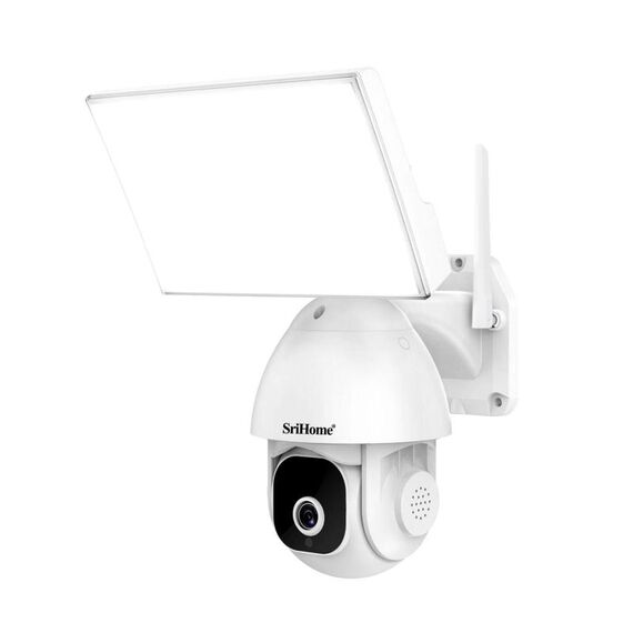 SriHome SH039 5MP QHD 5G WiFi Cortile Floodlight Dome Camera (spina AU)