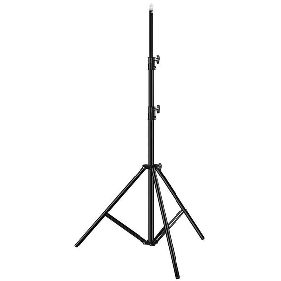 Supporto per treppiede pieghevole a 3 sezioni con altezza di 2,8 m PULUZ per luce video fotografica / luce sullo sfondo