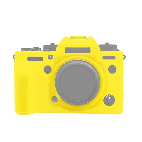 Custodia protettiva in silicone morbido PULUZ per Fujifilm X-T4 (giallo)