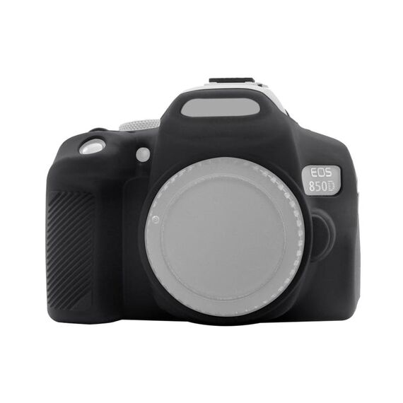 Custodia protettiva in silicone morbido PULUZ per Canon EOS 850D (nera)