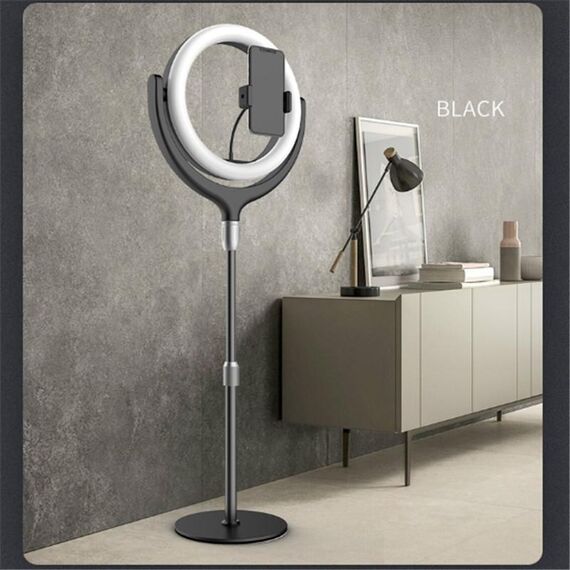 Fill Light Beauty Beach Stacket Desktop Atterraggio Fari Fill Light Bracket, Szie: 12 pollici (nero)