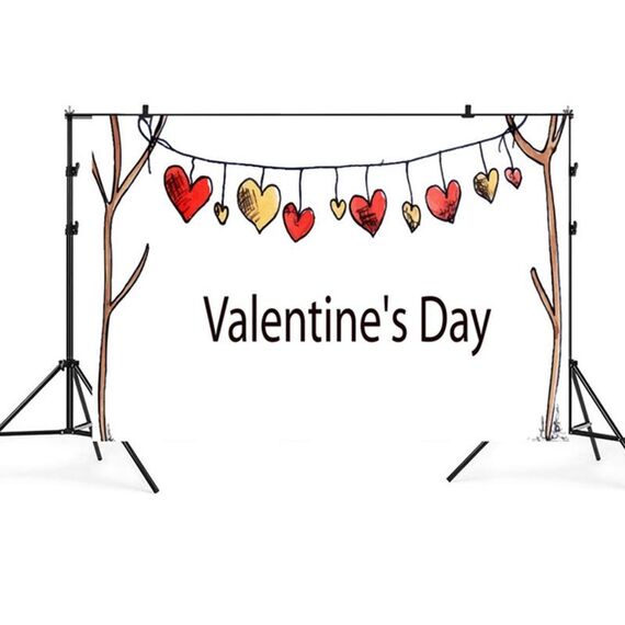 2.1 m x 1.5 m San Valentino Photo Party Layout Puntelli Fotografia Sfondo Panno (015)