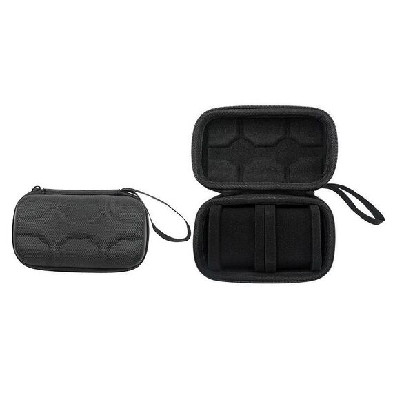 Scatola portaoggetti portatile in EVA rigida per orologi, gioielli, orologi, antipolvere, specifiche: 2 griglie 16x8,5x7 cm