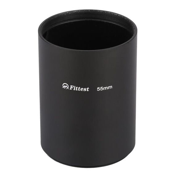 PIÙ ADATTO 55mm Tipo di filettatura tubo dritto Paraluce paraluce completamente in metallo per teleobiettivo medio