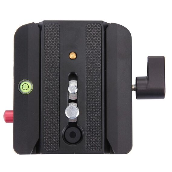 Fittest FC-501 Assemblaggio a sgancio rapido Adattatore morsetto in lega di alluminio con piastra scorrevole a sgancio rapido per sostituzione treppiede Manfrotto 577