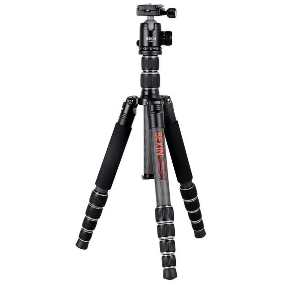 BEXIN BX285C K36 Treppiede portatile in fibra di carbonio per videocamera digitale DV Dslr