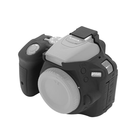 Custodia protettiva in silicone morbido PULIUZ per Nikon D5500 / D5600 (nero)