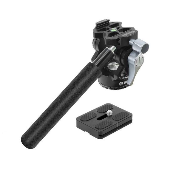 BEXIN DT-03S/S Testa di trascinamento del fluido per treppiede per impieghi gravosi panoramica a 360 gradi con piastra a sgancio rapido