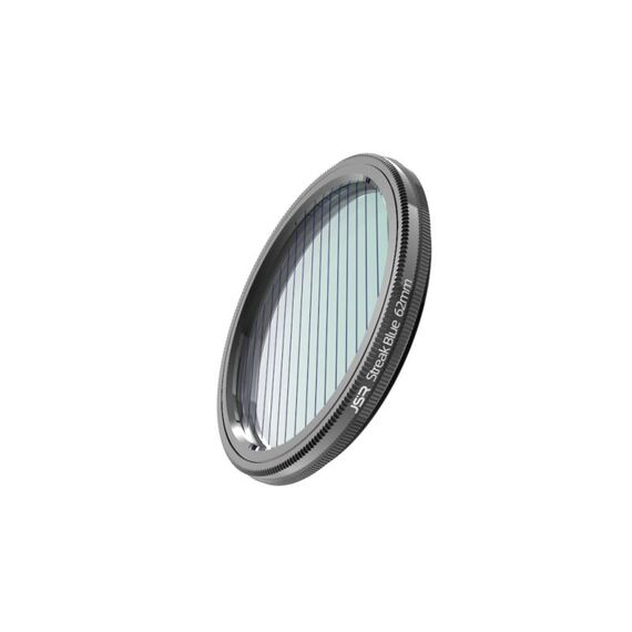 Filtro dell'obiettivo della fotocamera da disegno a stella JSR, dimensioni: 62 mm (striscia blu)