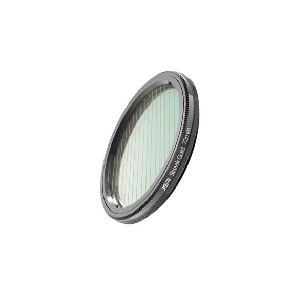 Filtro dell'obiettivo della fotocamera da disegno a stella JSR, dimensioni: 72mm (striscia oro)