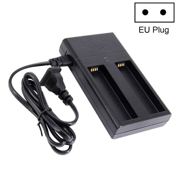 Caricabatteria per fotocamera per fotocamera a doppio palmare Smart Dual Charge Jinnet 2 PCS per DJI / OSMO (spina UE)